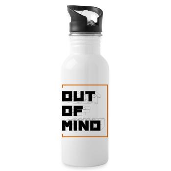 Out of Mind - 20 oz Water Bottle - white - Right