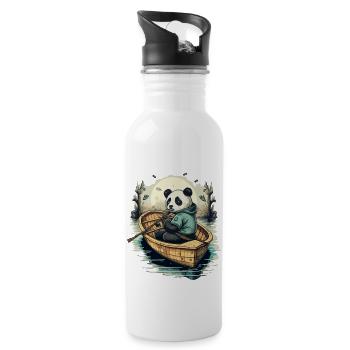 Panda - 20 oz Water Bottle - white - Right