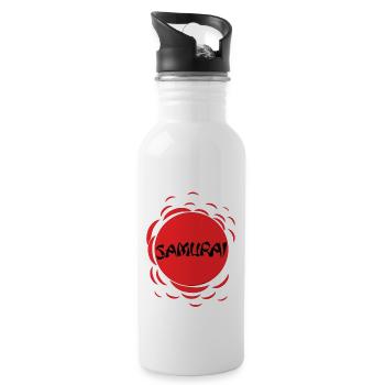 Samurai - 20 oz Water Bottle - white - Right