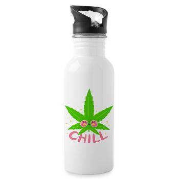 Chill - 20 oz Water Bottle - white - Right