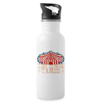 Circus Party Clothes Vintage Birthday - 20 oz Water Bottle - white - Right