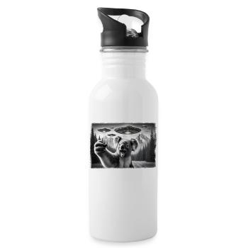 Koala Selfie UFOs Invasion Premium - 20 oz Water Bottle - white - Right