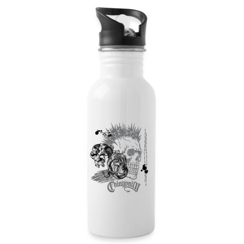 PUNK SKULL - 20 oz Water Bottle