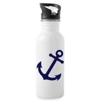 anchor - 20 oz Water Bottle - white - Right