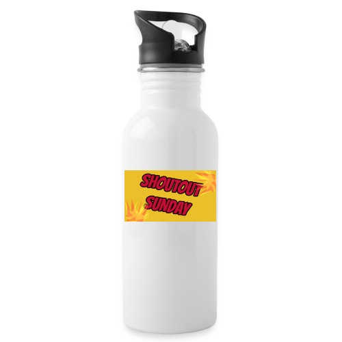 SHOUTOUT Sunday Merch - 20 oz Water Bottle