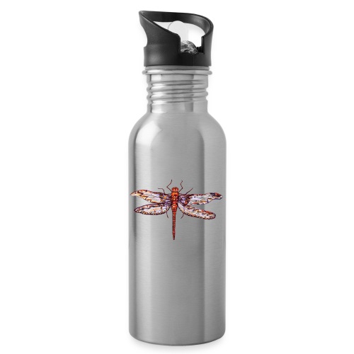 Dragonfly red - Water Bottle