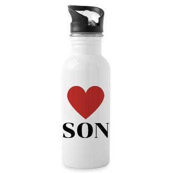 Love son - 20 oz Water Bottle - white - Right