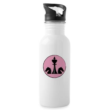 Mind Game - 20 oz Water Bottle - white - Right
