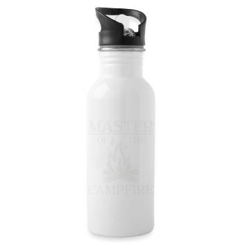 Master Of The Campfire - 20 oz Water Bottle - white - Right