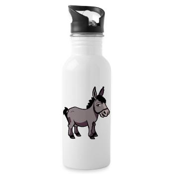 Donkey - 20 oz Water Bottle - white - Right
