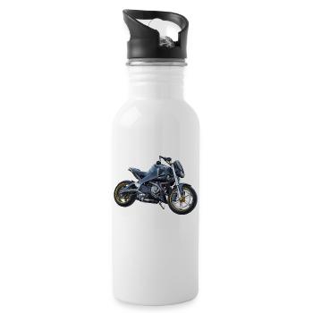 bike - 20 oz Water Bottle - white - Right