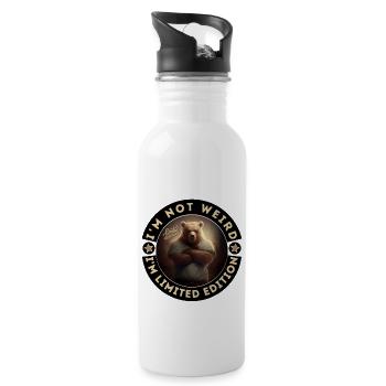 Bear mug and t-shirt - I'm a limited edition - 20 oz Water Bottle - white - Right
