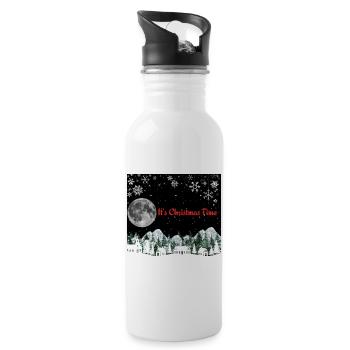 It s Christmas Time 3 3 black - 20 oz Water Bottle - white - Right
