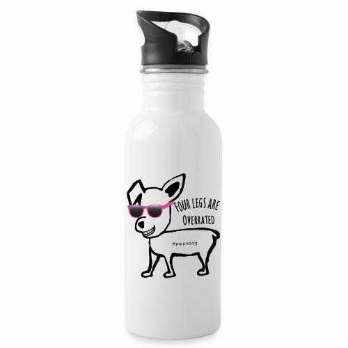 Pippa Pink Glasses - Water Bottle
