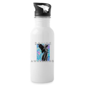 Devine Awakening 3D Print Design T-shirt  - 20 oz Water Bottle - white - Right