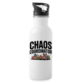 Chaos Coordinator - 20 oz Water Bottle - white - Right