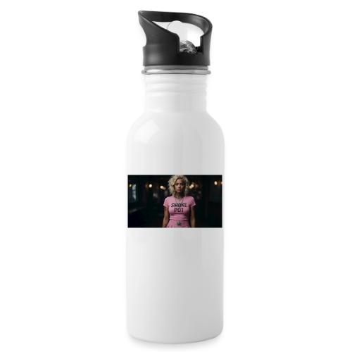 **Smoke Pot Pink Rebel Tee** - 20 oz Water Bottle