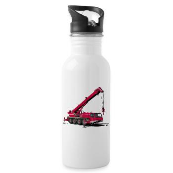 Mobile crane - 20 oz Water Bottle - white - Right