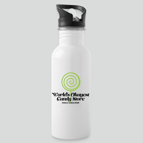 World's Okayest Candy Store: Green - Water Bottle