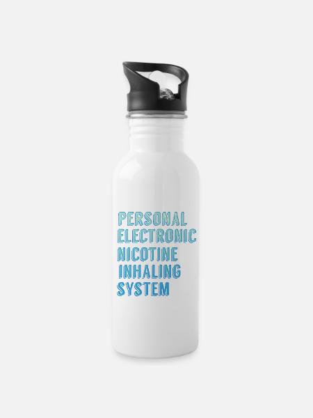 personal electronic - 20 oz Water Bottle - white
