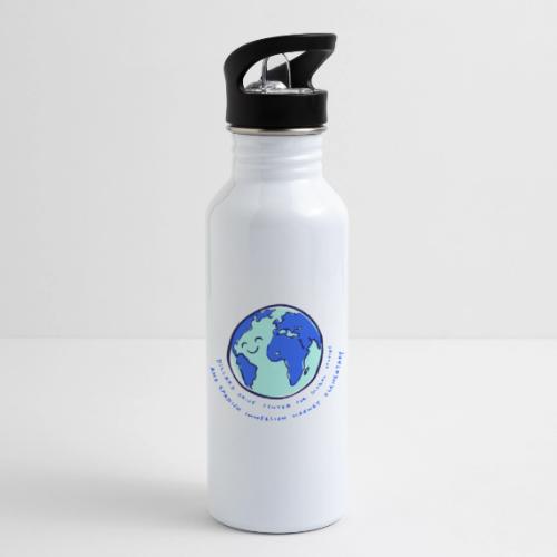 hello theme world - 20 oz Water Bottle