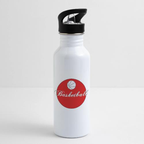 Basketball: Bold Hoops - 20 oz Water Bottle