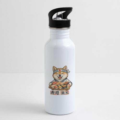 Funny Shiba Inu Sushi Kawaii Dog Tee - 20 oz Water Bottle