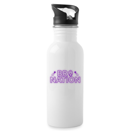 bronationlogo - 20 oz Water Bottle