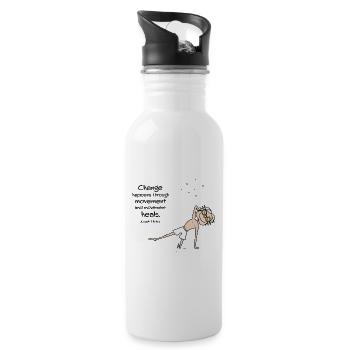 changement - Bouteille d'eau - blanc - Droite