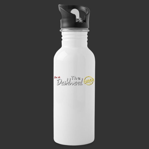 The Dashboard Diner Horizontal Logo - Water Bottle