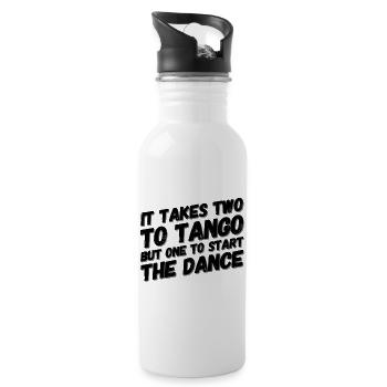 Two to tango - 20 oz Water Bottle - white - Right