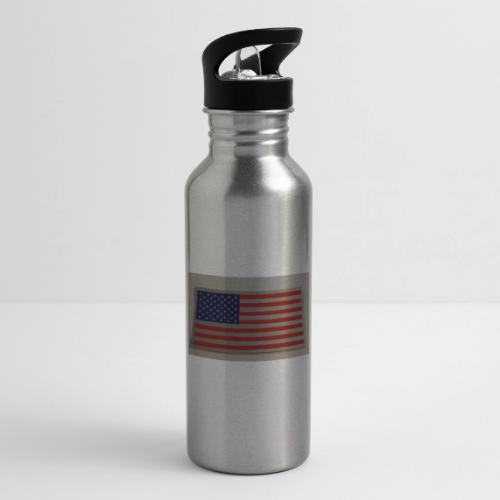 US Flag - 20 oz Water Bottle