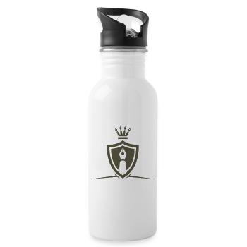Signature - 20 oz Water Bottle - white - Right