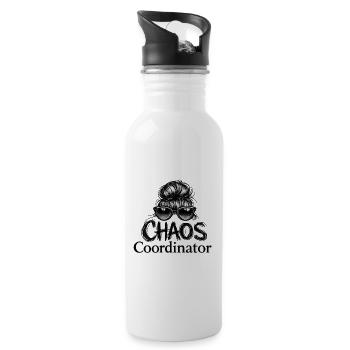 Chaos Coordinator Tee - 20 oz Water Bottle - white - Right