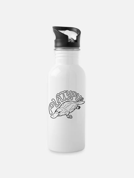 platypus - 20 oz Water Bottle - white