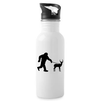 Antelope Sasquatch Humor - 20 oz Water Bottle - white - Right