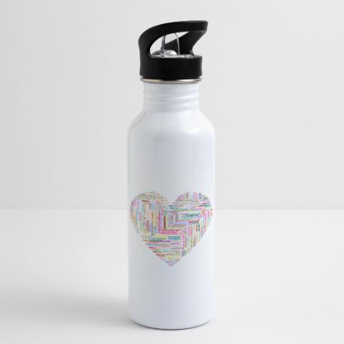 A Thanksgiving Heart - 20 oz Water Bottle