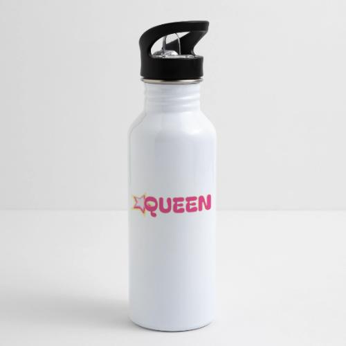 queen high resolution logo transparent 1 - 20 oz Water Bottle
