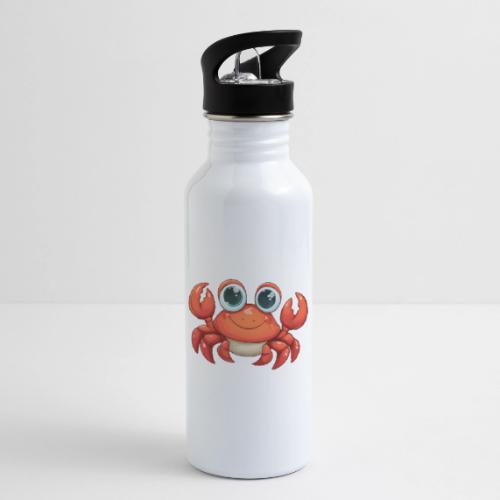 Cute Cartoon Baby Crab - 20 oz Water Bottle