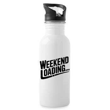 Weekend Loading - 20 oz Water Bottle - white - Right