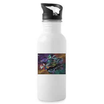 Cosmic Vinyl Orbit - 20 oz Water Bottle - white - Right