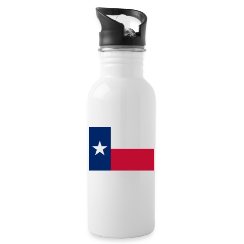 2000px Flag of Texas svg - 20 oz Water Bottle