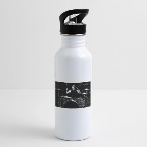Landon Hall On Drums - 20 oz Water Bottle