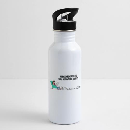 When Somone Asks Me - 20 oz Water Bottle