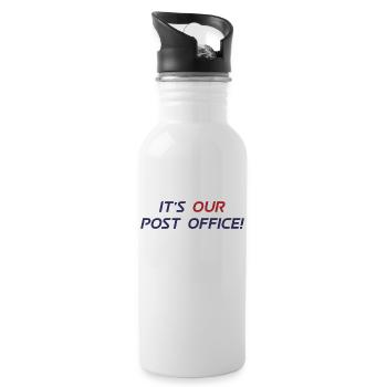 Its our post office cool - 20 oz Water Bottle - white - Right