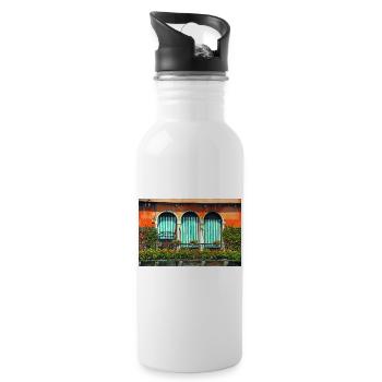 Windows of Venice Italy 1943 - 20 oz Water Bottle - white - Right