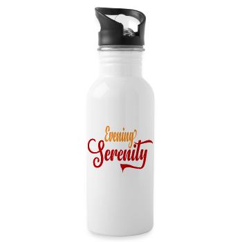 Evening Serenity - 20 oz Water Bottle - white - Right