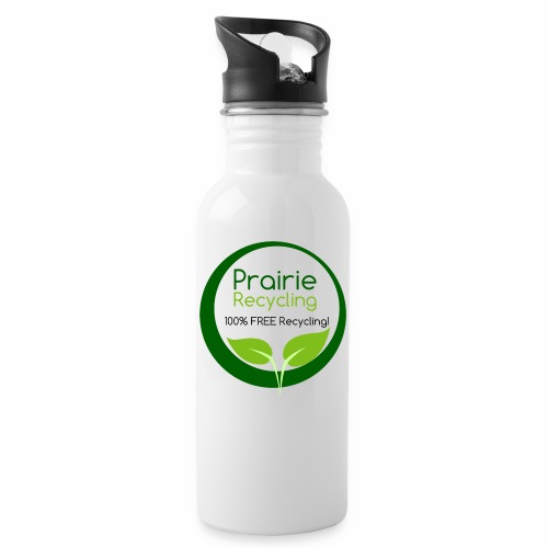 Prairie Recycling Official Logo - 20 oz Water Bottle