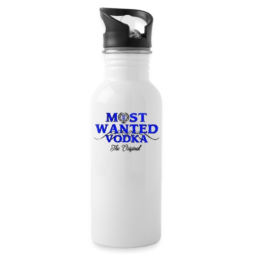 sketched most wanted vodka - Water Bottle
