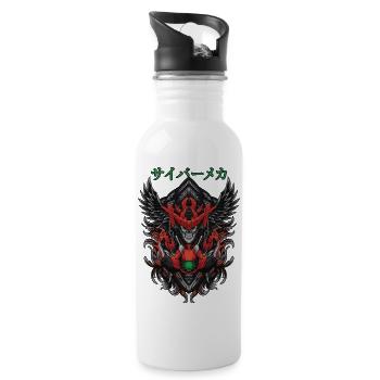 Japanese Art Style - 20 oz Water Bottle - white - Right